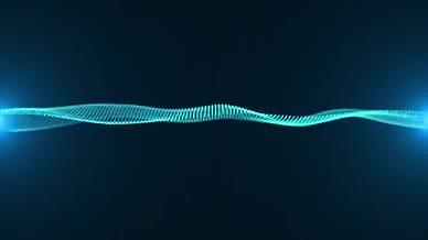 科技粒子元素蓝色视频的预览图